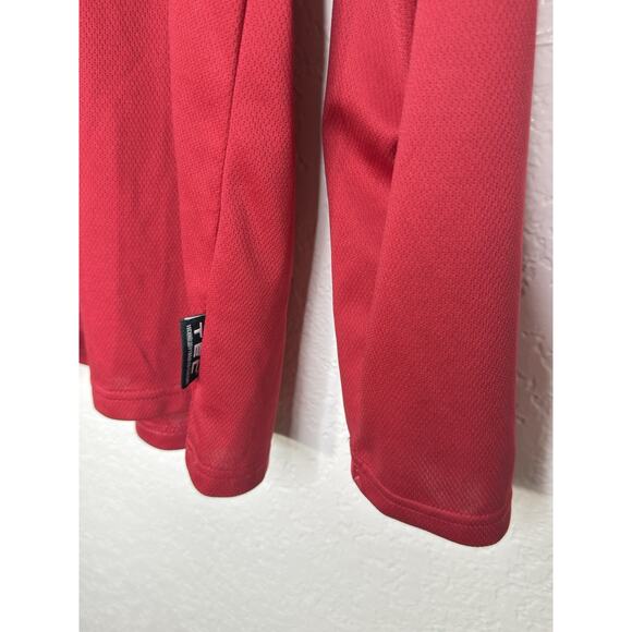 SCOTTeVEST XL Shirt Men Red Pullover TEC Performance Activewear Breathable Long - Picture 6 of 15